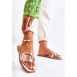 FS1 Chinelos femininos bege Marsala da moda 1 FS1 Chinelos femininos bege Marsala da moda 1