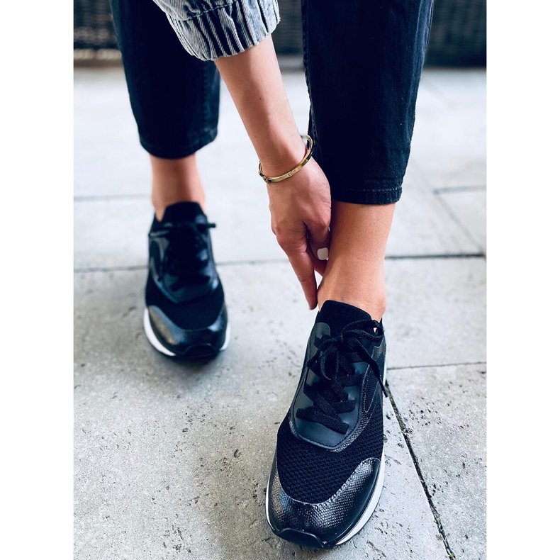 Tênis meia preta Remy preto 1