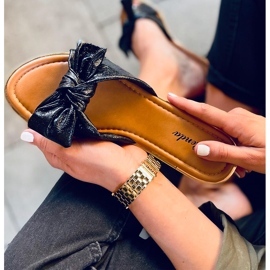 Chinelos femininos Lirio Black preto 2