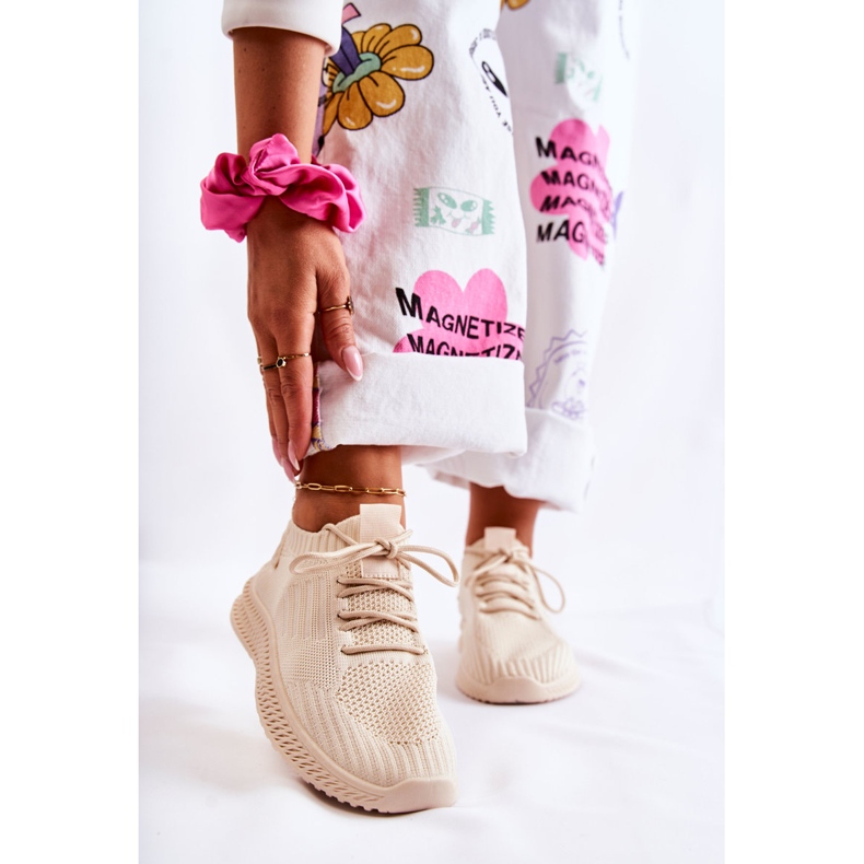 PS1 Tênis esportivo feminino Tênis bege claro Storia 1