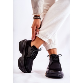 PS1 Tênis esportivo feminino preto New Horizon 2