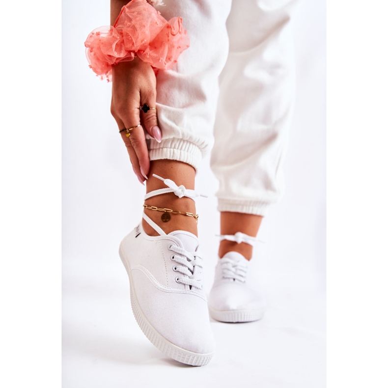 PE1 Tênis feminino clássico Dellis branco 2