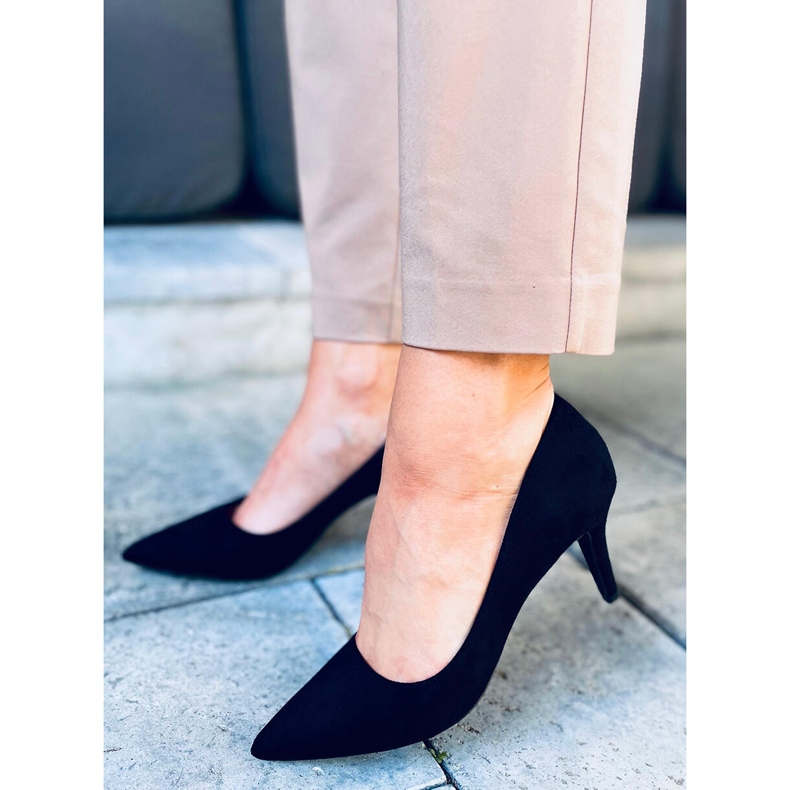 Stilettos em um confortável salto Holly Black preto 2