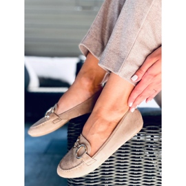 Mocassins femininos Porter Khaki bege 1