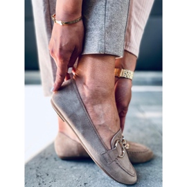 Mocassins femininos Porter Khaki bege 2