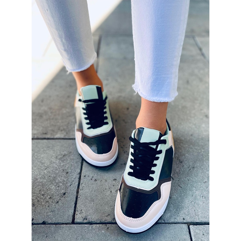 Tênis feminino Izzie BLACK / PINK preto rosa multicolorido 1