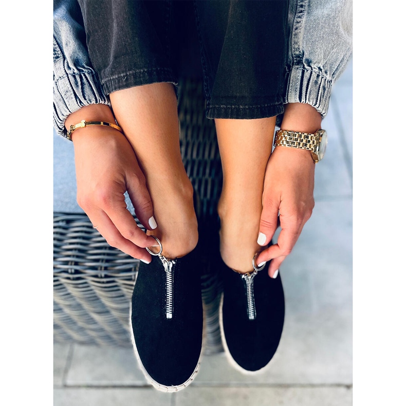 Alpargatas femininas Flynn Black preto 2