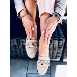 Mocassins femininos Rarity Bege 2