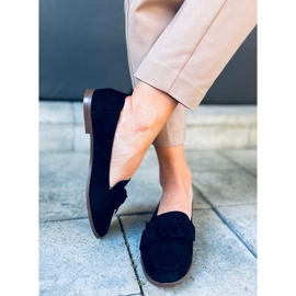 Rarity mocassins de mulher negra preto 2