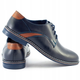 Lukas Sapatos masculinos elegantes 253LU azul marinho azul-marinho 1