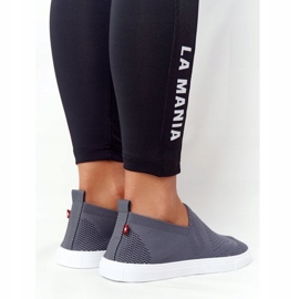 Tênis feminino slip-on Big Star FF274A607 cinza 3