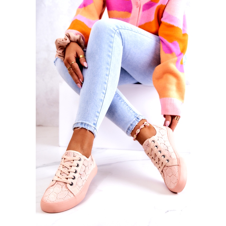 Tênis Openwork Big Star JJ274059 Rosa claro 5