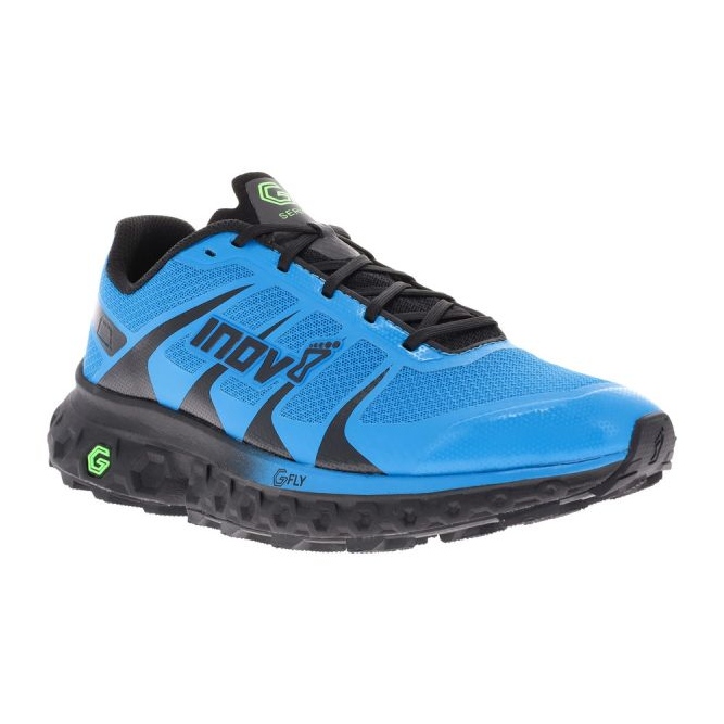 Tênis de corrida Inov-8 Trailfly Ultra G 300 Max M 000977-BLBK-S-01 preto azul 1