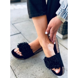 Chinelos de cortiça Berry Black preto 1