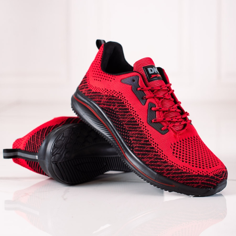 DK calçados esportivos masculinos vermelho 1