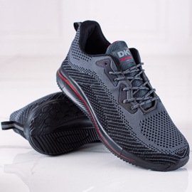 DK calçados esportivos masculinos preto cinza 1