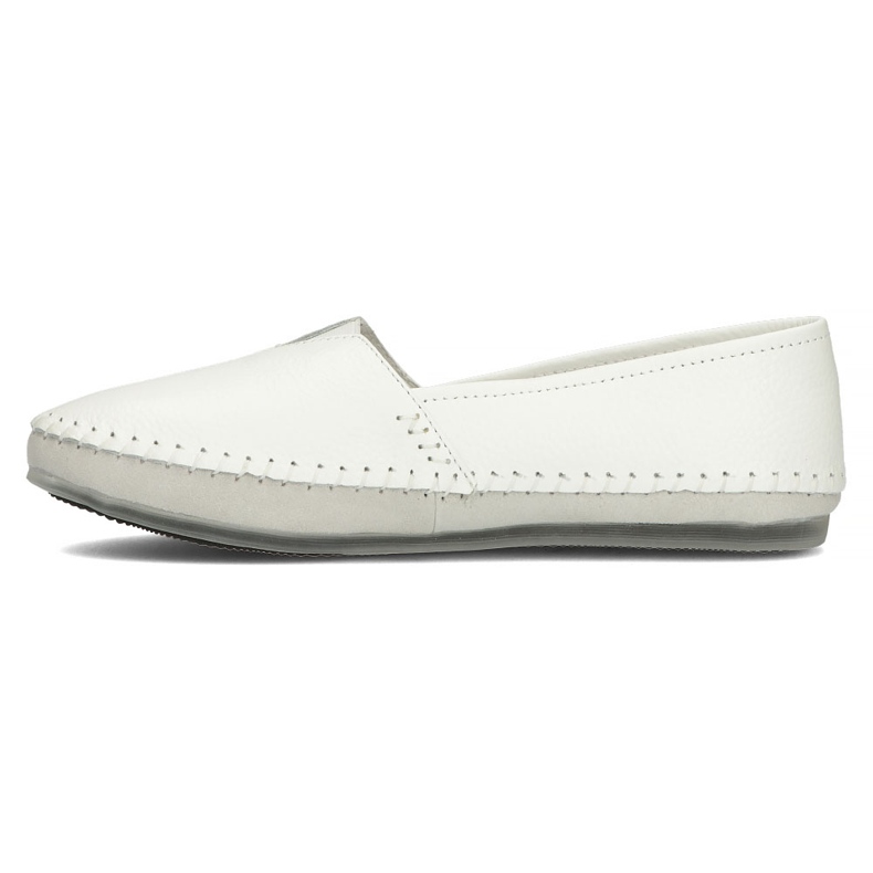 Sapatos de couro Filippo DP031 / 22 WH branco cinza 3