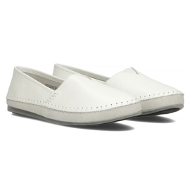 Sapatos de couro Filippo DP031 / 22 WH branco cinza 4