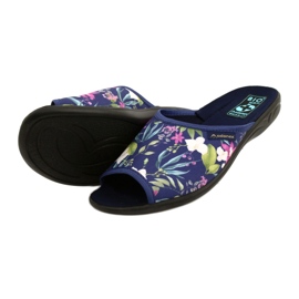 Chinelos de mulher com flores Adanex Sara SAK1 27272 azul marinho azul rosa verde 5 Chinelos de mulher com flores Adanex Sara SAK1 27272 azul marinho azul rosa verde 5