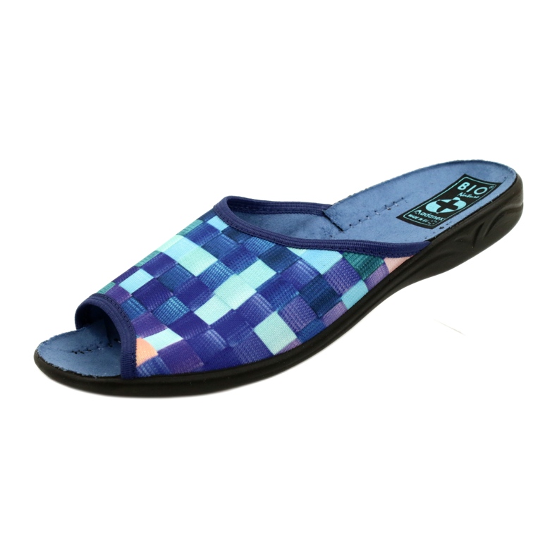 Chinelos Femininos Adanex 27268 SAK1 roxo azul-marinho azul laranja 4