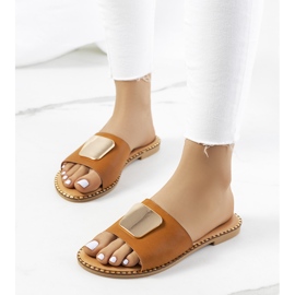 Chinelos Synan de mulher marrons castanho 1 Chinelos Synan de mulher marrons castanho 1