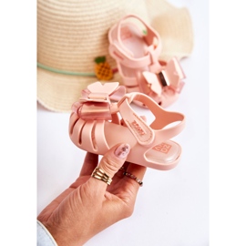 Sandália Infantil com Velcro Perfumado ZAXY JJ385036 Nude ['rosa'] rosa 1