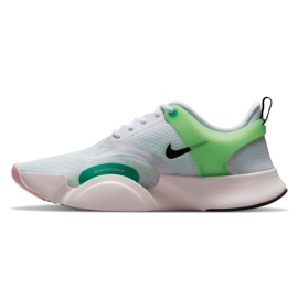Tênis de treinamento Nike SuperRep Go 2 W CZ0612-136 branco verde 1