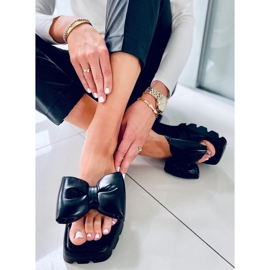 Chinelos Keesha Black Sola Alta preto 1