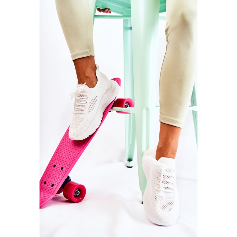 FK2 Tênis esportivo feminino slip-on branco Savanna 1