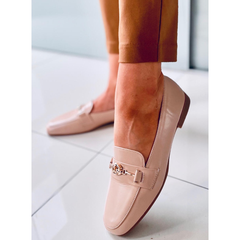 Mocassins femininos Tansy Khaki bege 2