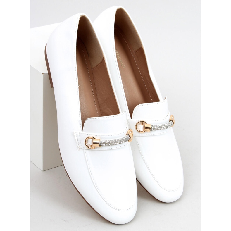 Mocassins de mulher Gessa White branco 1