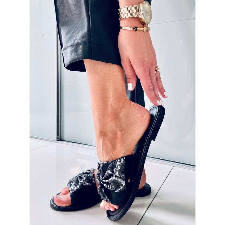 Chinelos Vors pretos de mulher 2