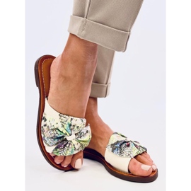 Chinelos de mulher Vors Bege multicolorido 2 Chinelos de mulher Vors Bege multicolorido 2