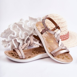 S.Barski Sandálias infantis com fivela prata Dimmel 2