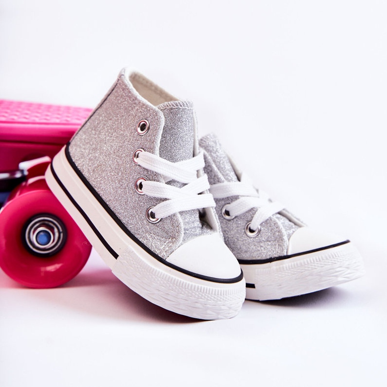 Sapatilhas Infantil Prata Alta Catrina 1