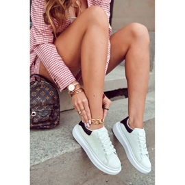 FS3 Calçados esportivos femininos na plataforma preto e branco Eliso 2