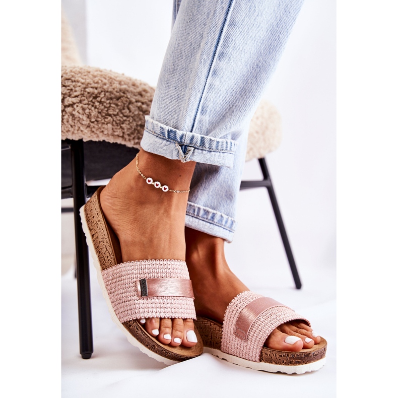 Chinelos Clássicos Femininos Inblu NM000025 Rosa 1