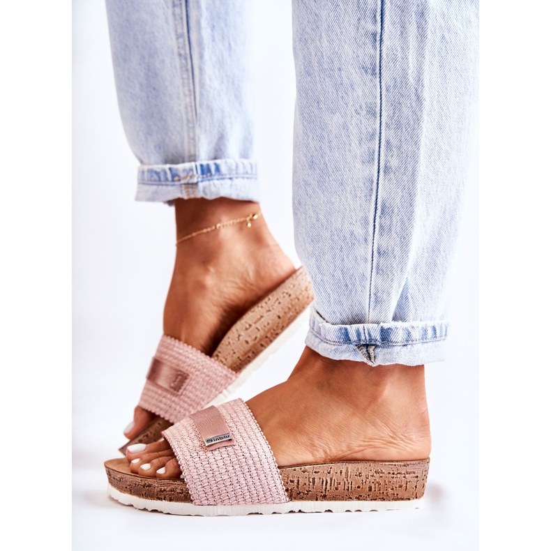 Chinelos Clássicos Femininos Inblu NM000025 Rosa 2