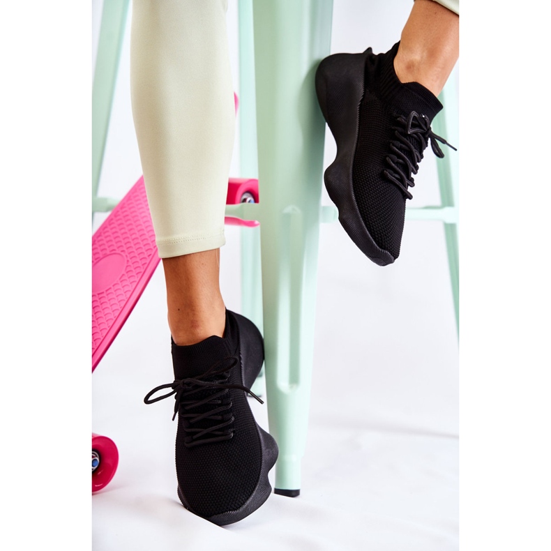 PS1 Tênis esportivo feminino preto Dalmiro preto 2