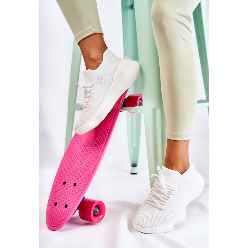 PS1 Tênis esportivo feminino branco Dalmiro slip-on 1