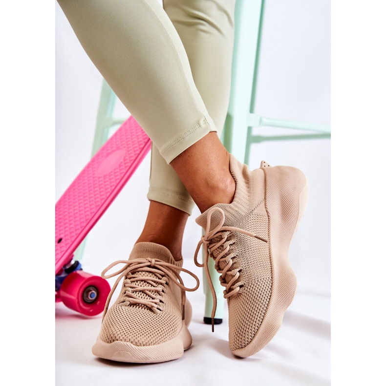 Tênis Esportivo Feminino Bege Dalmiro Slip On 1