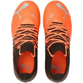 Chuteiras de futebol Puma Future Z 3.3 It Jr 106776 01 laranja laranjas e vermelhos 1