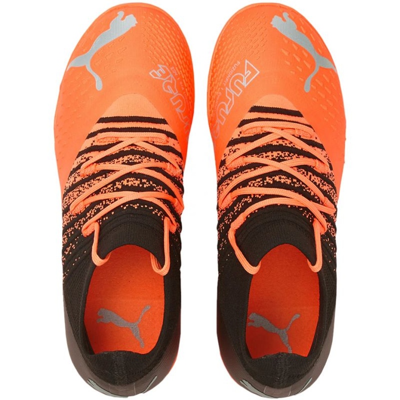Chuteiras de futebol Puma Future Z 3.3 It Jr 106776 01 laranja laranjas e vermelhos 1