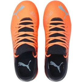 Chuteiras de futebol Puma Future Z 4.3 Tt Jr 106780 01 laranja laranjas e vermelhos 1