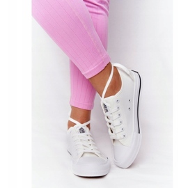 Tênis clássico feminino Big Star HH274109 branco 5