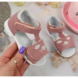 Uhlsport Sandálias de velcro Kornecki Jr.KOR6305 rosa sujo 1