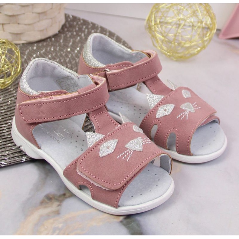 Uhlsport Sandálias de velcro Kornecki Jr.KOR6305 rosa sujo 2