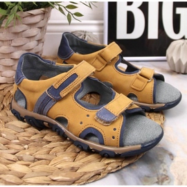 Sandálias de velcro Kornecki Jr KOR6188A camelo castanho 2