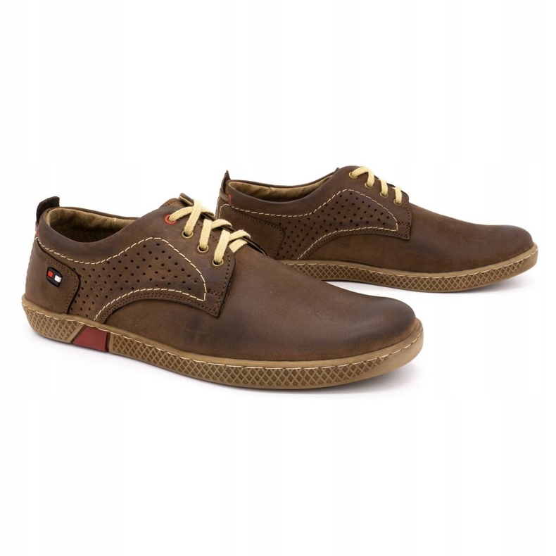 Antex Sapatos casuais masculinos 302GT, marrom 4