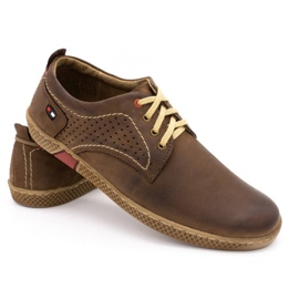 Antex Sapatos casuais masculinos 302GT, marrom castanho 6